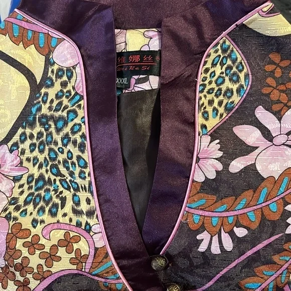 Active Seller! Weike Si Floral Kimono Top XXXL Plus Costume - Picture 6 of 10